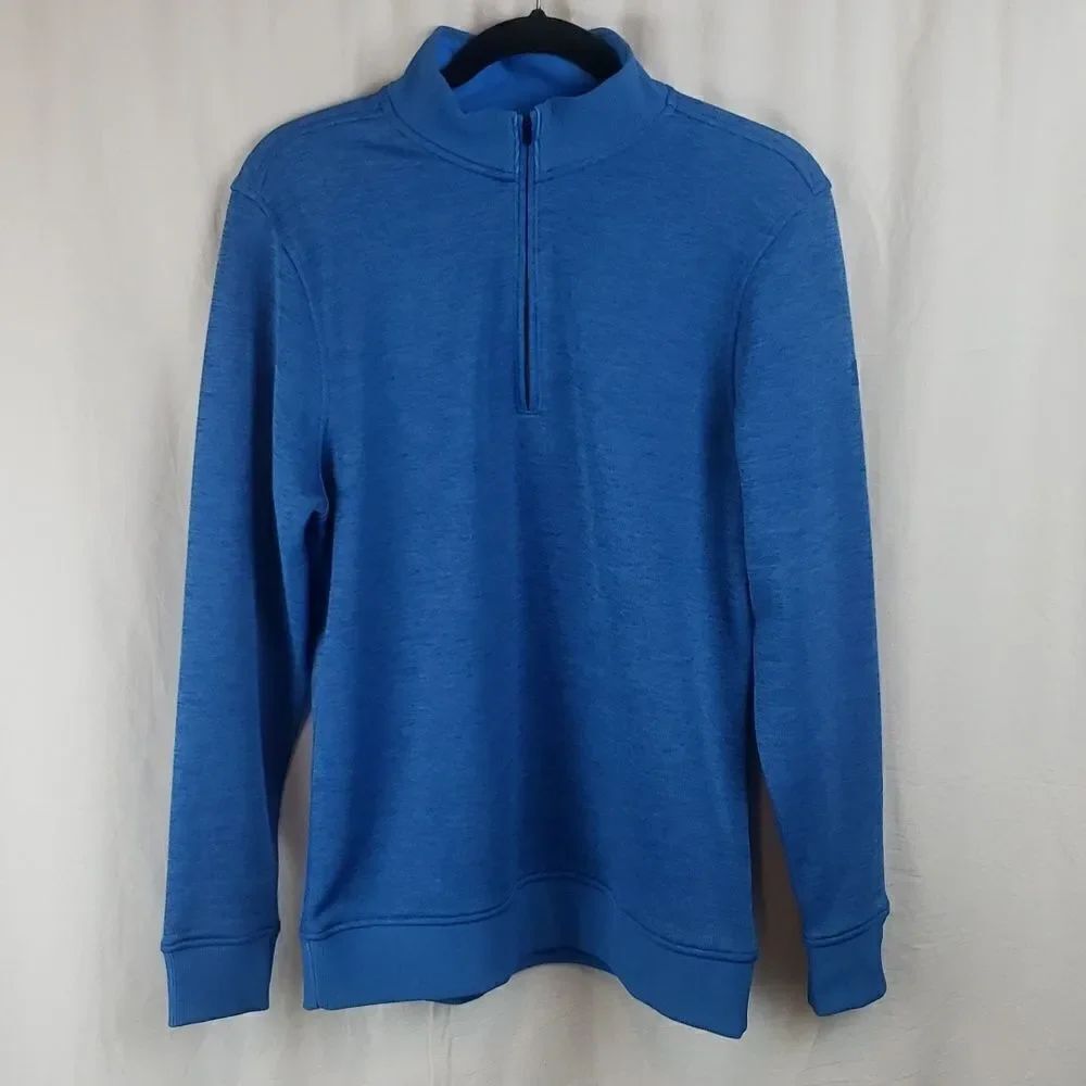 Under Armour Men's Small Quarter Zip Blue Sweater